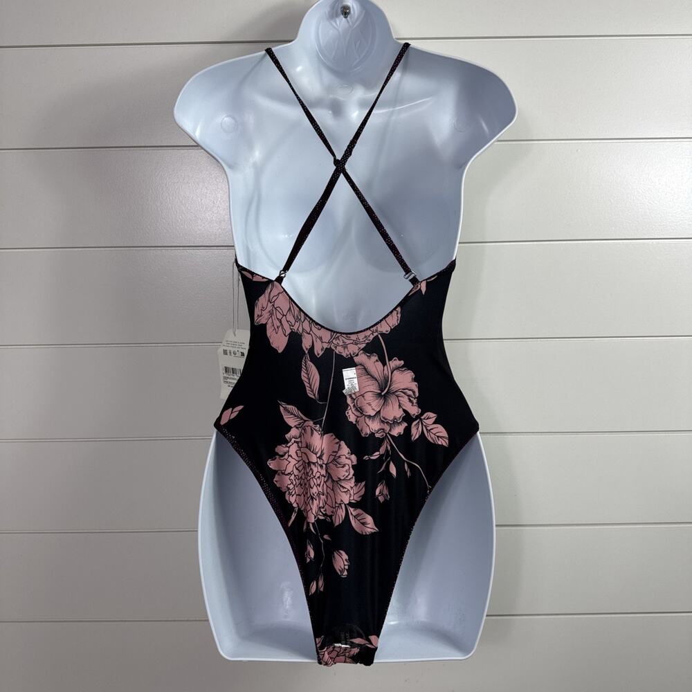 Maaji One Piece Swimsuit Reversible Multicolor Floral Print sz M - Picture 7 of 9